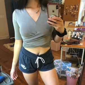 Zara Textured crop top